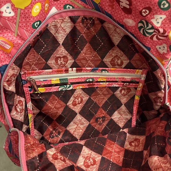 EUC VTG Harajuku Lovers Backpack Pink Sweet Tooth Lollipop Candy Gwen Stefani - Picture 13 of 16